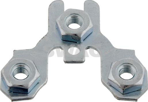 Swag 30 90 7862 - Securing Plate, ball joint car-mod.net