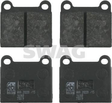 Swag 30 91 6068 - Brake Pad Set, disc brake car-mod.net