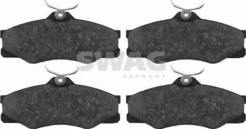 Swag 30 91 6298 - Brake Pad Set, disc brake car-mod.net