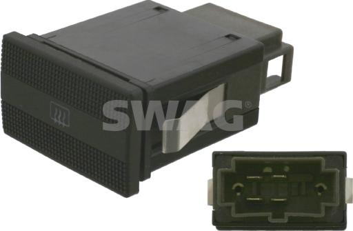 Swag 30 91 8080 - Switch, rear window heating car-mod.net