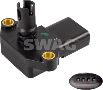 Swag 30 93 6623 - Sensor, intake manifold pressure car-mod.net