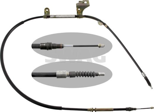 Swag 30 93 2464 - Cable, parking brake car-mod.net