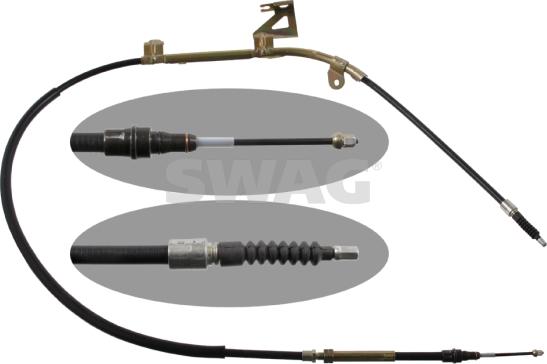 Swag 30 93 2463 - Cable, parking brake car-mod.net