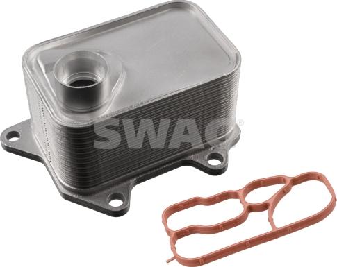 Swag 30 10 6907 - Oil Cooler, engine oil car-mod.net