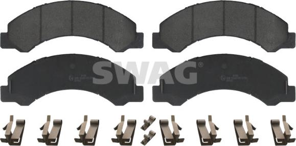 Swag 33 10 6515 - Brake Pad Set, disc brake car-mod.net