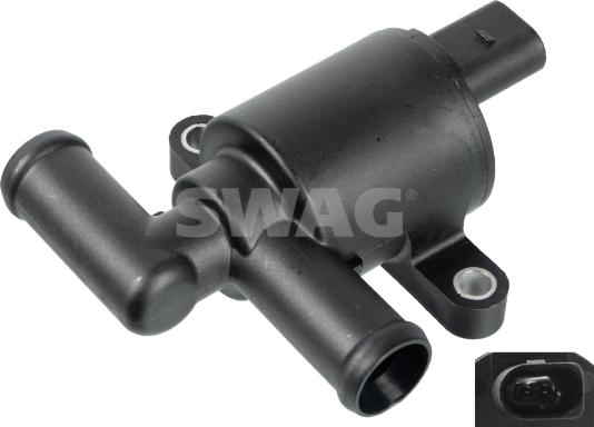 Swag 33 10 0975 - Control Valve, coolant car-mod.net
