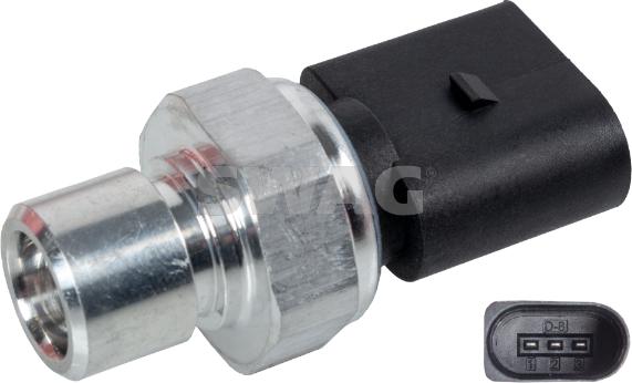 Swag 33 10 0817 - Pressure Switch, air conditioning car-mod.net