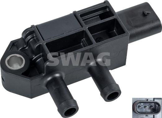 Swag 33 10 0827 - Exhaust pressure Sensor car-mod.net