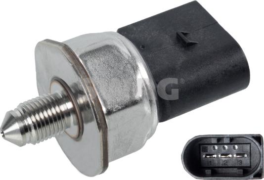 Swag 33 10 1057 - Sensor, fuel pressure car-mod.net