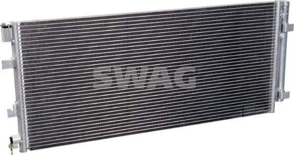 Swag 33 10 8698 - Condenser, air conditioning car-mod.net