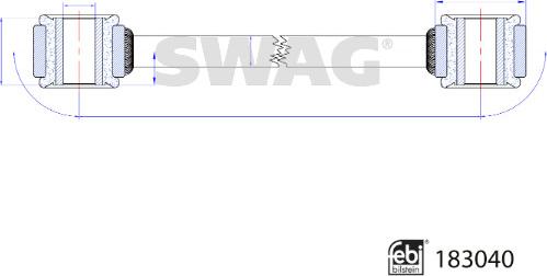 Swag 33 10 8800 - Rod / Strut, stabiliser car-mod.net