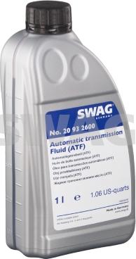 Swag 20932600 - Automatic Transmission Oil car-mod.net