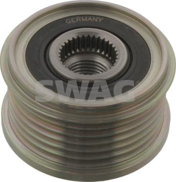 Swag 70 93 7047 - Pulley, alternator, freewheel clutch car-mod.net