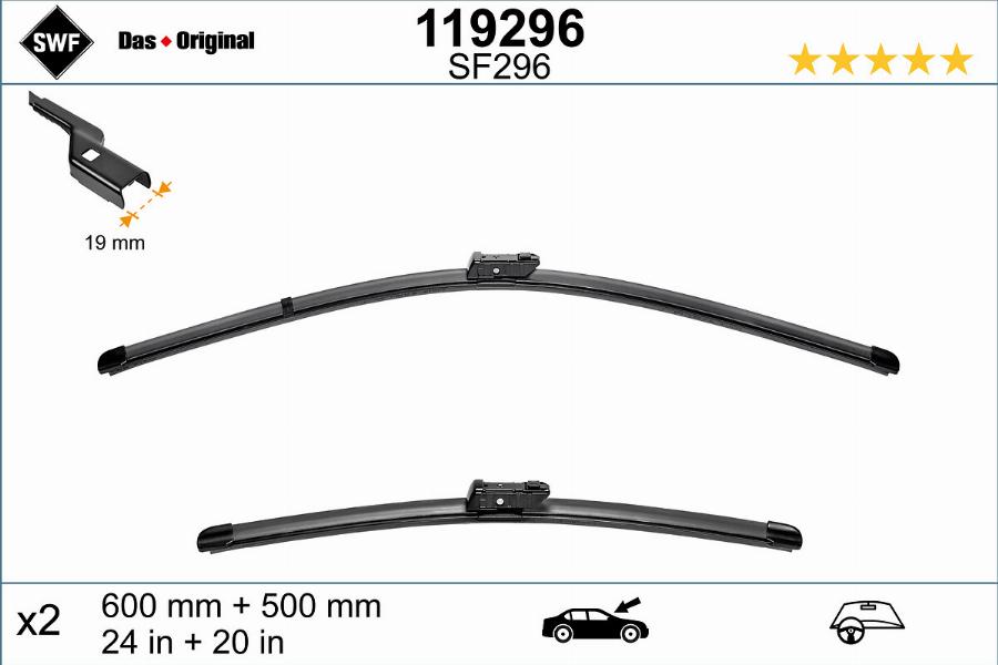 SWF 119296 - Wiper Blade car-mod.net