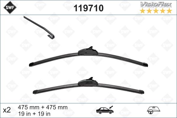 SWF 119710 - Wiper Blade car-mod.net