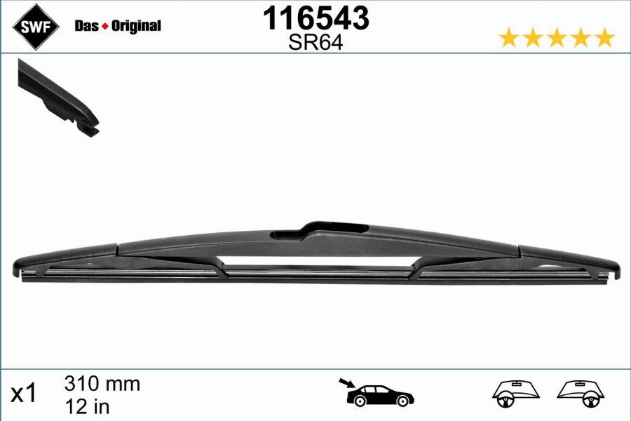 SWF 116543 - Wiper Blade car-mod.net