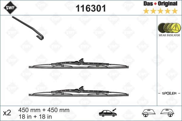SWF 116301 - Wiper Blade car-mod.net