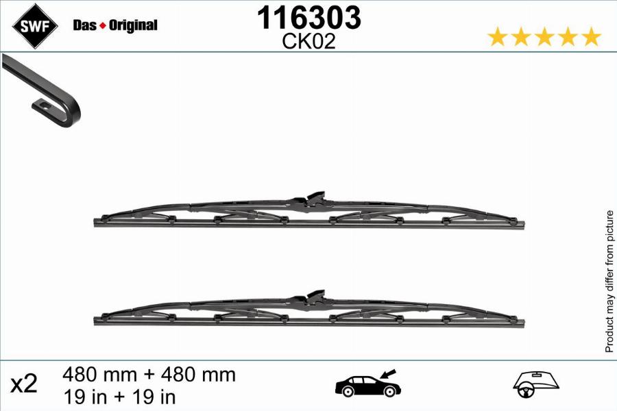SWF 116303 - Wiper Blade car-mod.net