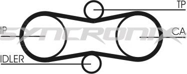 SYNCRONIX SY110914 - Timing Belt Set car-mod.net