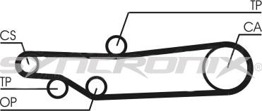 SYNCRONIX SY0635N - Timing Belt car-mod.net