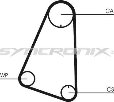 SYNCRONIX SY0633N - Timing Belt car-mod.net