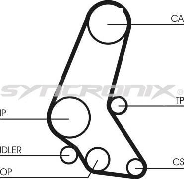 SYNCRONIX SY410748 - Timing Belt Set car-mod.net