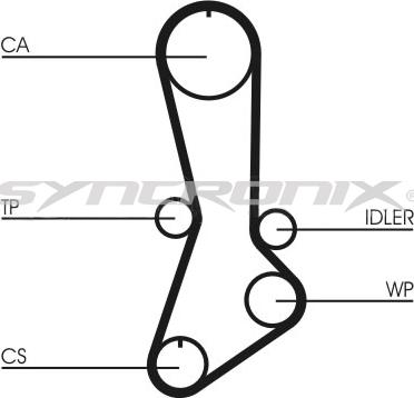 SYNCRONIX SY110765 - Timing Belt Set car-mod.net
