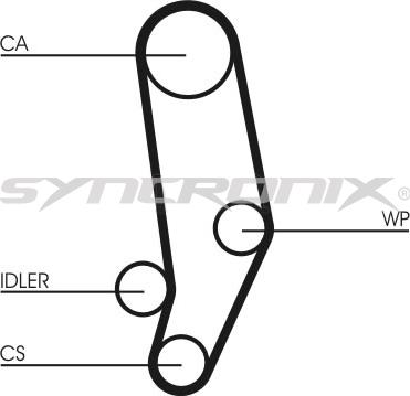 SYNCRONIX SY110704 - Timing Belt Set car-mod.net