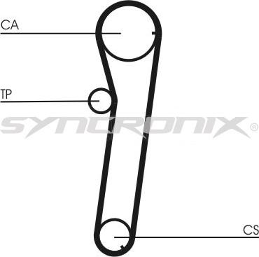 SYNCRONIX SY0739N - Timing Belt car-mod.net