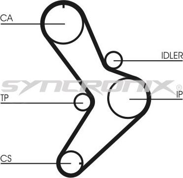 SYNCRONIX SY0731N - Timing Belt car-mod.net