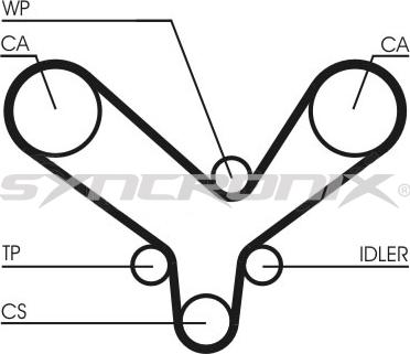SYNCRONIX SY110726 - Timing Belt Set car-mod.net