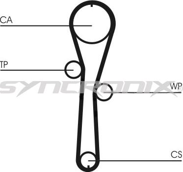SYNCRONIX SY1101045PE - Water Pump & Timing Belt Set car-mod.net
