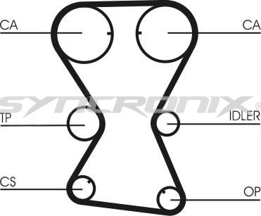 SYNCRONIX SY1101000 - Timing Belt Set car-mod.net