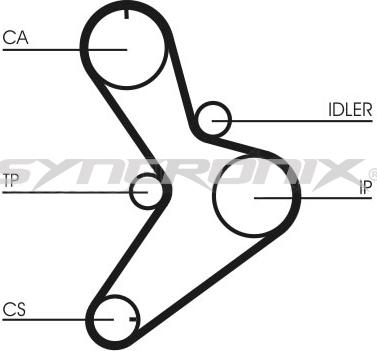 SYNCRONIX SY1101038 - Timing Belt Set car-mod.net