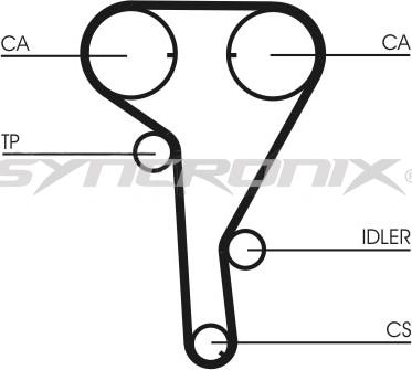 SYNCRONIX SY2101077 - Timing Belt Set car-mod.net