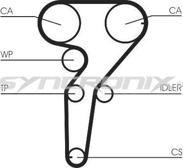 SYNCRONIX SY1101149 - Timing Belt Set car-mod.net