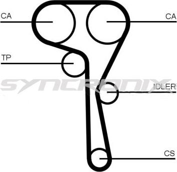 SYNCRONIX SY3101167 - Timing Belt Set car-mod.net