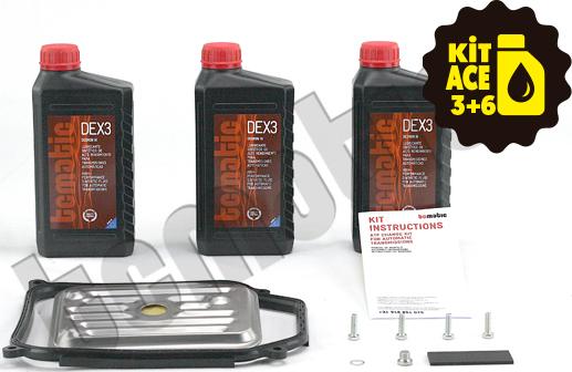 TCMATIC 105.106.2002 - Parts Kit, automatic transmission oil change car-mod.net