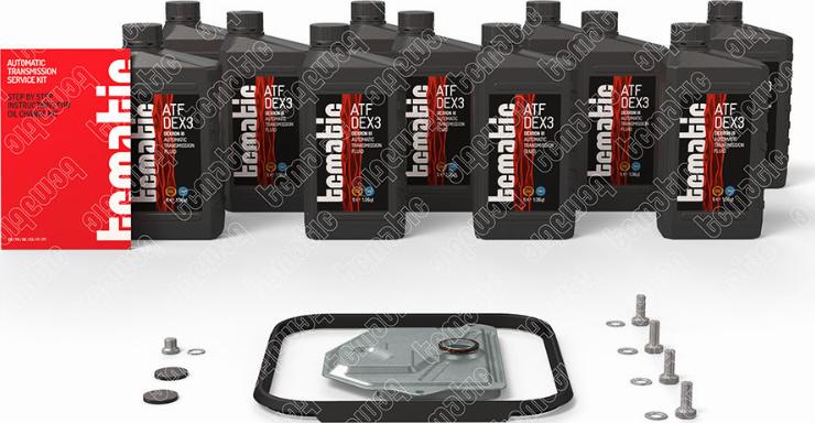 TCMATIC 105.108.2018 - Parts Kit, automatic transmission oil change car-mod.net
