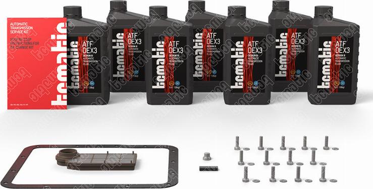 TCMATIC 105.111.0036 - Parts Kit, automatic transmission oil change car-mod.net