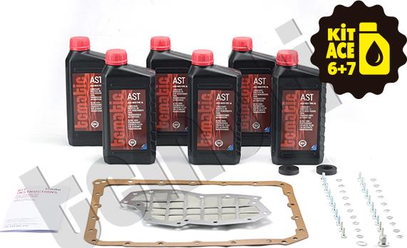 TCMATIC 105.112.2001 - Parts Kit, automatic transmission oil change car-mod.net