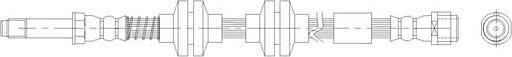 Technika 49260 - Brake Hose car-mod.net