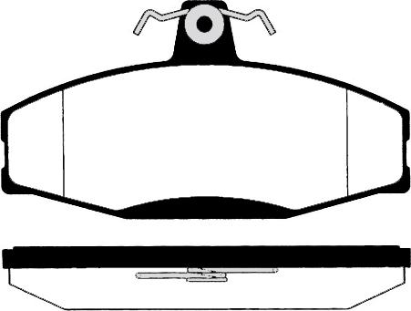 ACDelco AC444681D - Brake Pad Set, disc brake car-mod.net