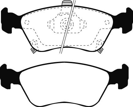 Technika 01301 - Brake Pad Set, disc brake car-mod.net