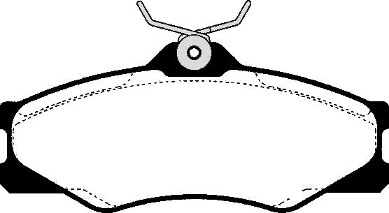 Technika 01319 - Brake Pad Set, disc brake car-mod.net
