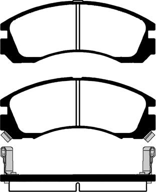 4U Autoparts 37606MT - Brake Pad Set, disc brake car-mod.net