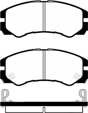 ACDelco AC621781D - Brake Pad Set, disc brake car-mod.net