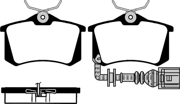 AD 373.41 - Brake Pad Set, disc brake car-mod.net