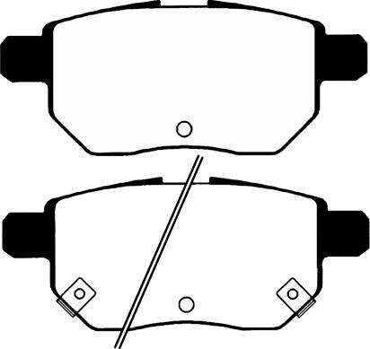 ATE 605769 - Brake Pad Set, disc brake car-mod.net