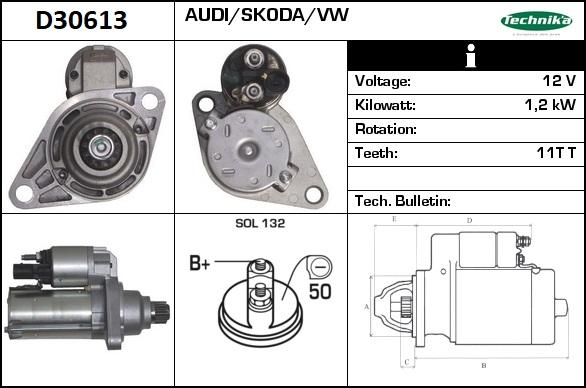 Technika D30613 - Starter car-mod.net